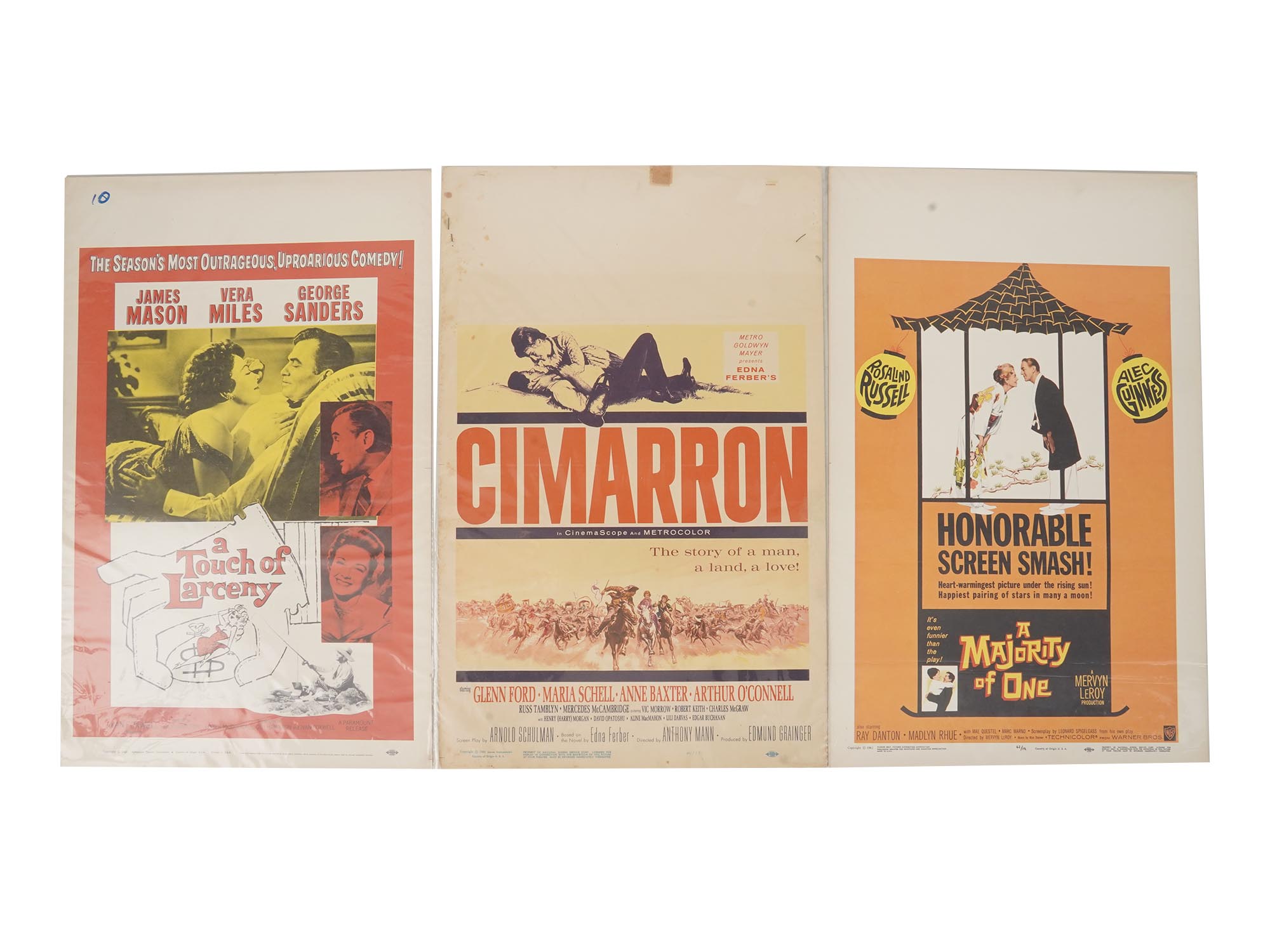 MID CENTURY 1960S AMERICAN MOVIE POSTERS PIC-1